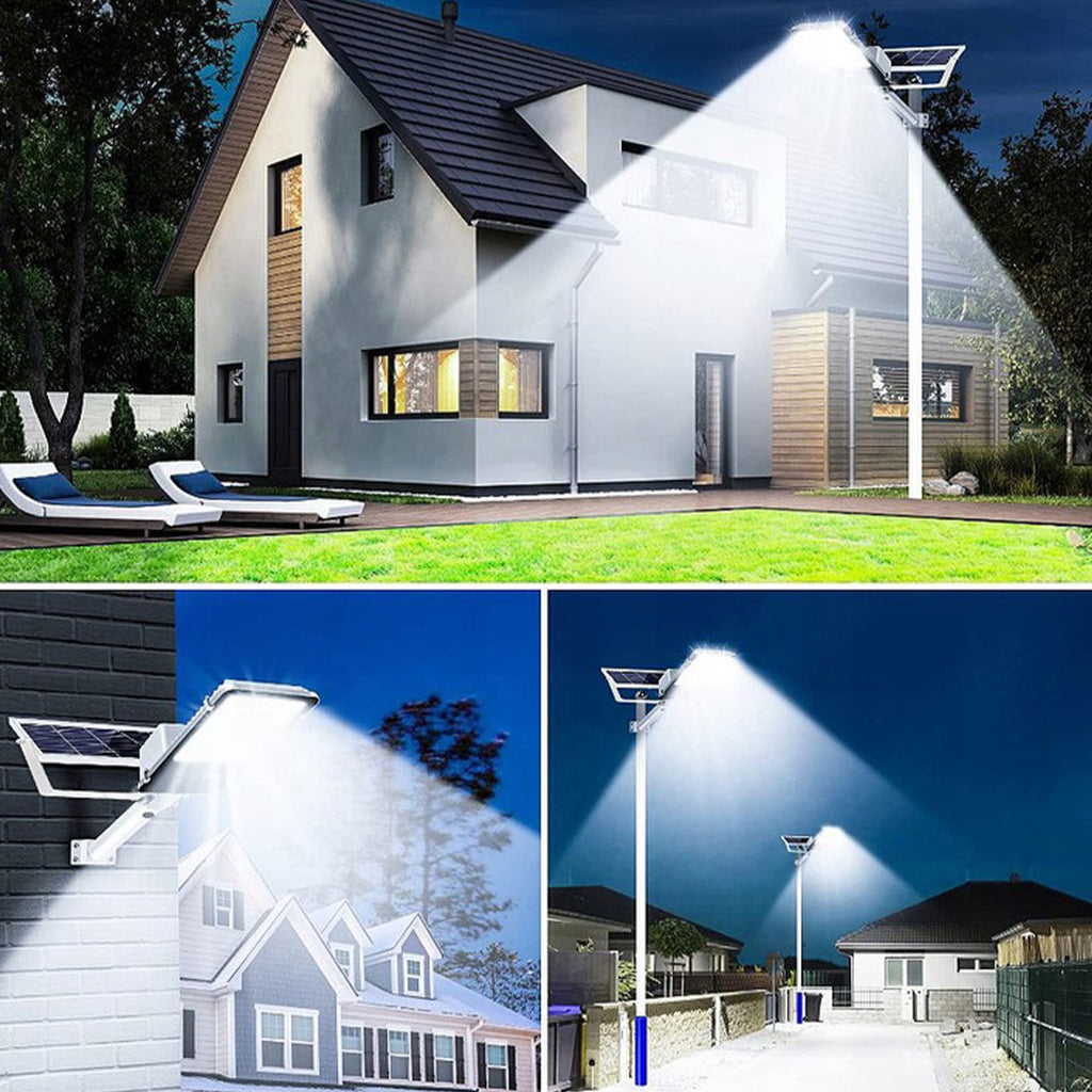 Lampe solaire puissante, capteur crépusculaire, télécommande, Vögler Professional 2000W
